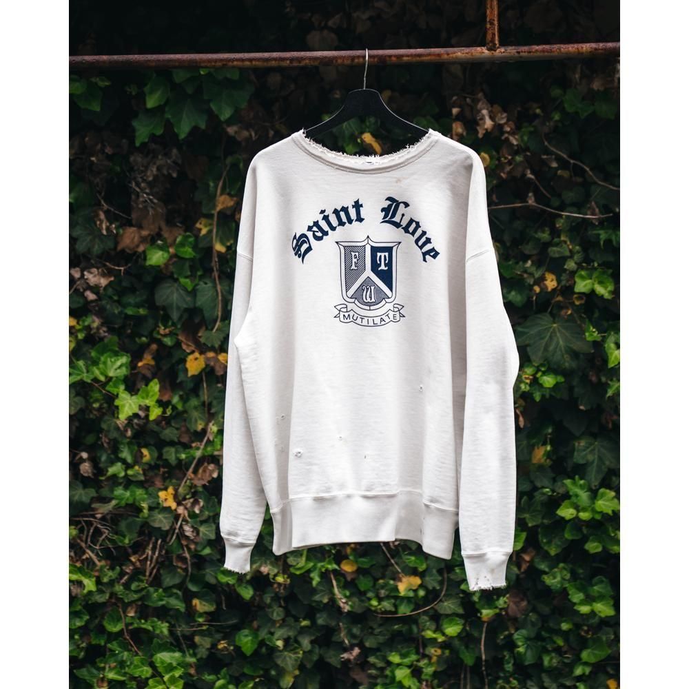 SAINT MXXXXXX | CRW NECK SWET SAINT LOUE / WHITE