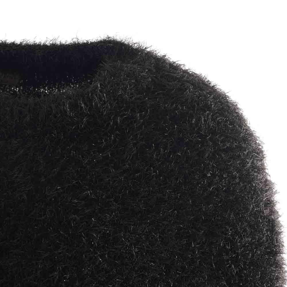 SAINT MXXXXXX | CRW NECK KNIT GLITTER / BLACK