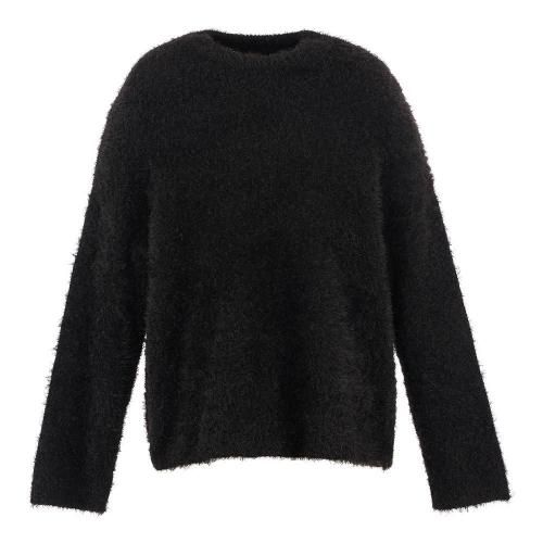 SAINT MXXXXXX | CRW NECK KNIT GLITTER / BLACK