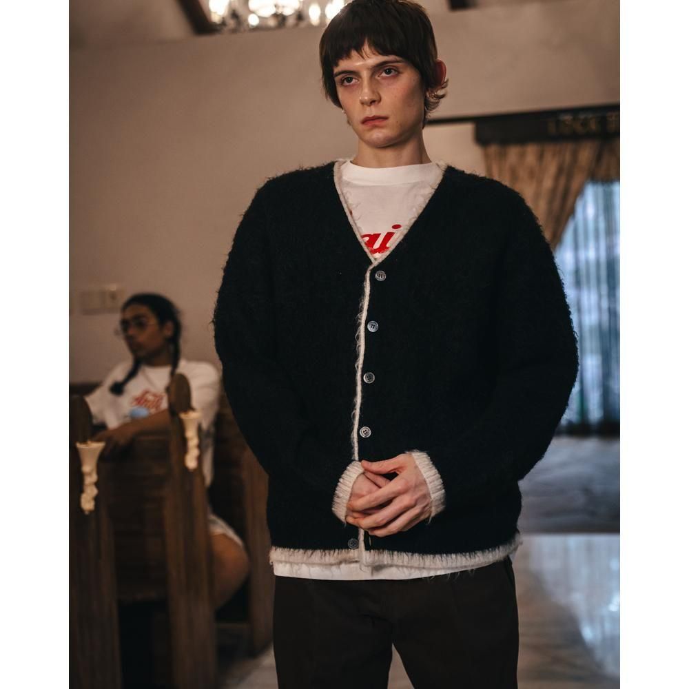 SAINT MXXXXXX | KNIT CARDIGAN TRIM / BLACK