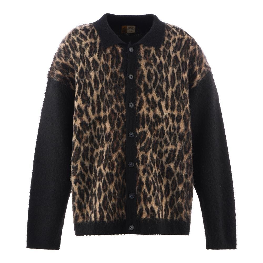 SAINT MXXXXXX | KNIT CARDIGAN LEOPARD / BLACK