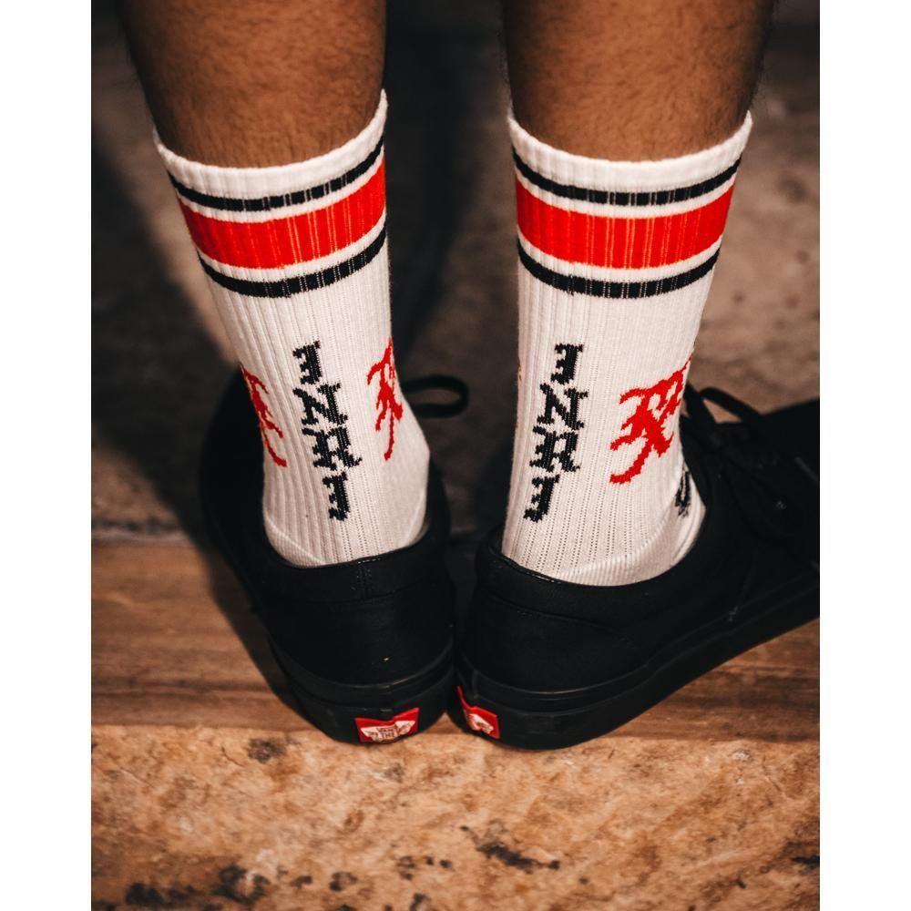 SAINT MXXXXXX | SOCKS SINNER / WHITE+RED