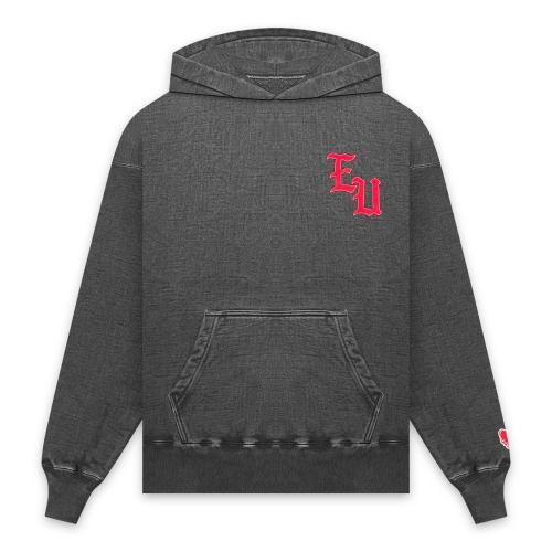 EMOTIONALLY UNAVAILABLE | EU LOGO CL HOODIE / BLACK
