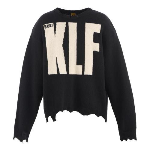 SAINT MXXXXXX | KLF_CRW NECK KNIT KLF / BLACK
