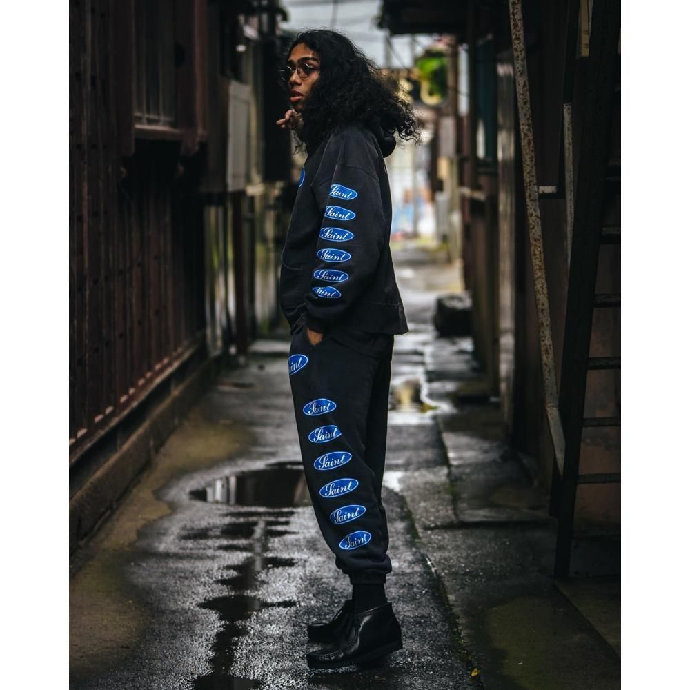SAINT MXXXXXX | HOODIE LOVE AMONG / BLACK