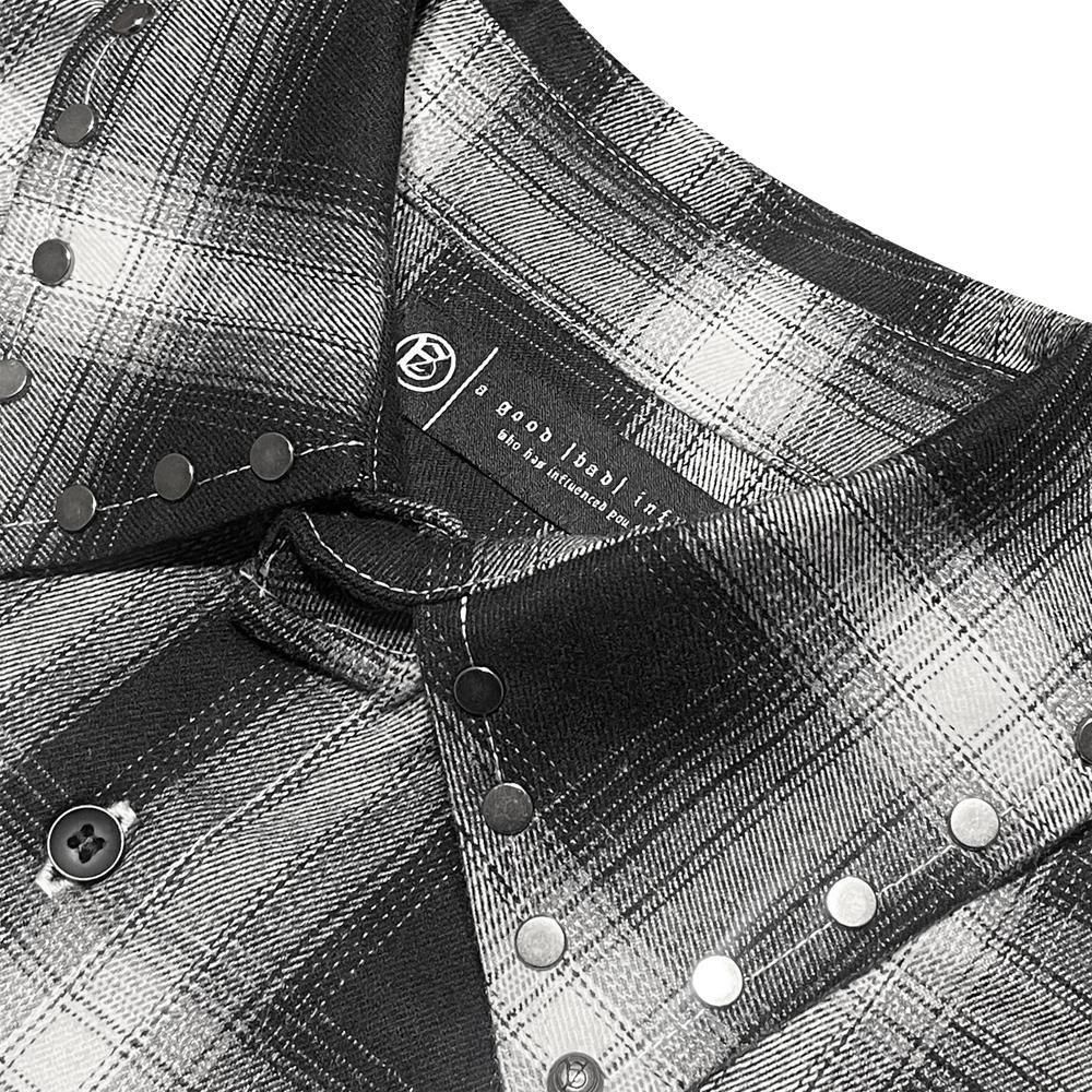 A GOOD BAD INFLUENCE |  CHECKER WITHIN SHIRT / BLACK