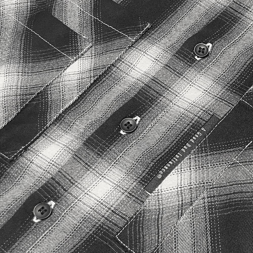 A GOOD BAD INFLUENCE |  CHECKER WITHIN SHIRT / BLACK