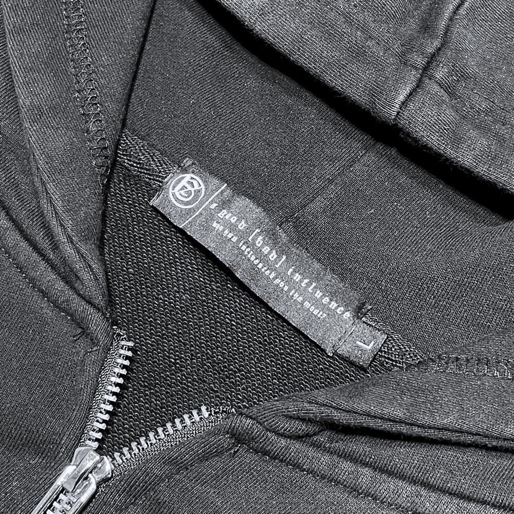 A GOOD BAD INFLUENCE |  UTILITY HOODIE / BLACK