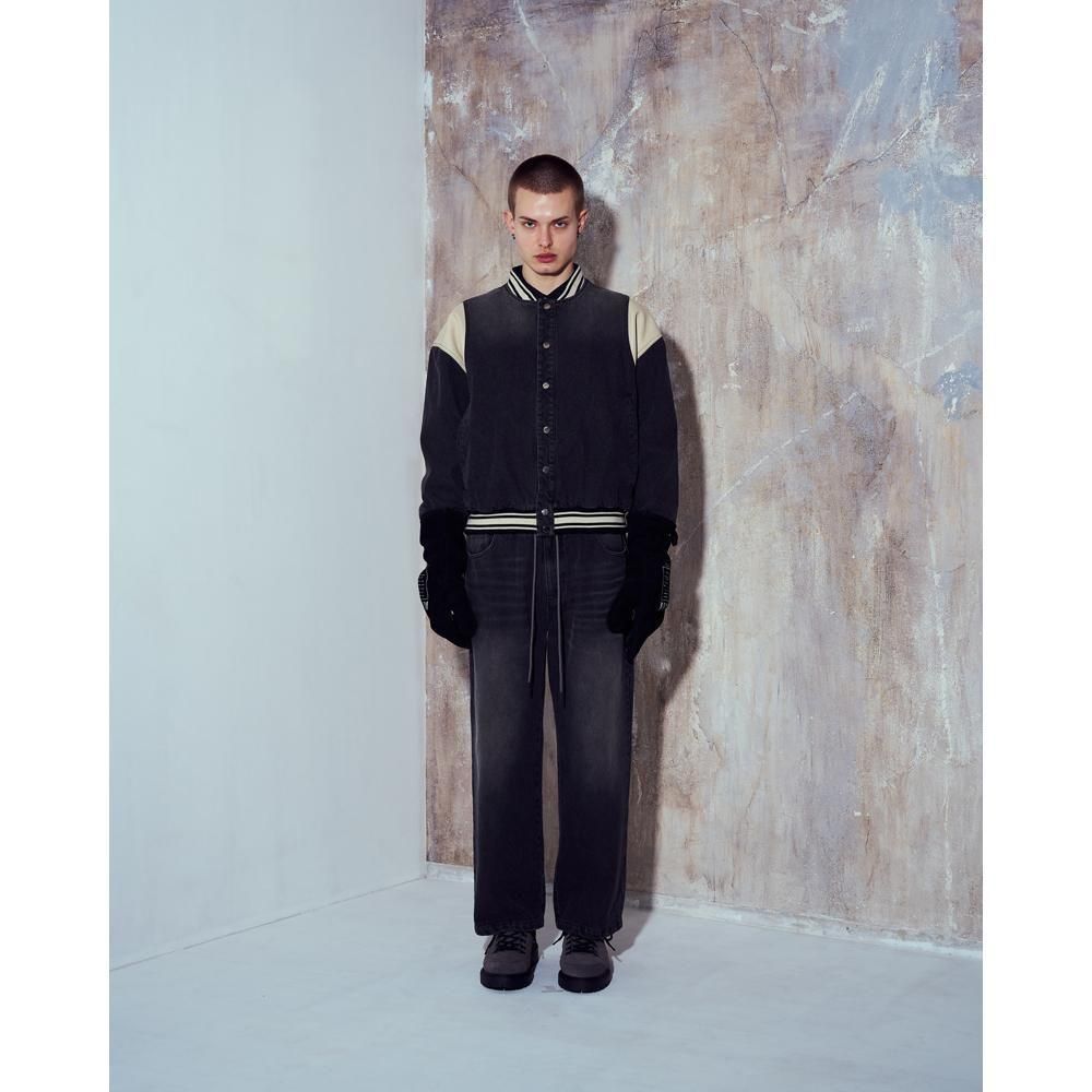 A GOOD BAD INFLUENCE | RELAX DENIM PANTS / BLACK