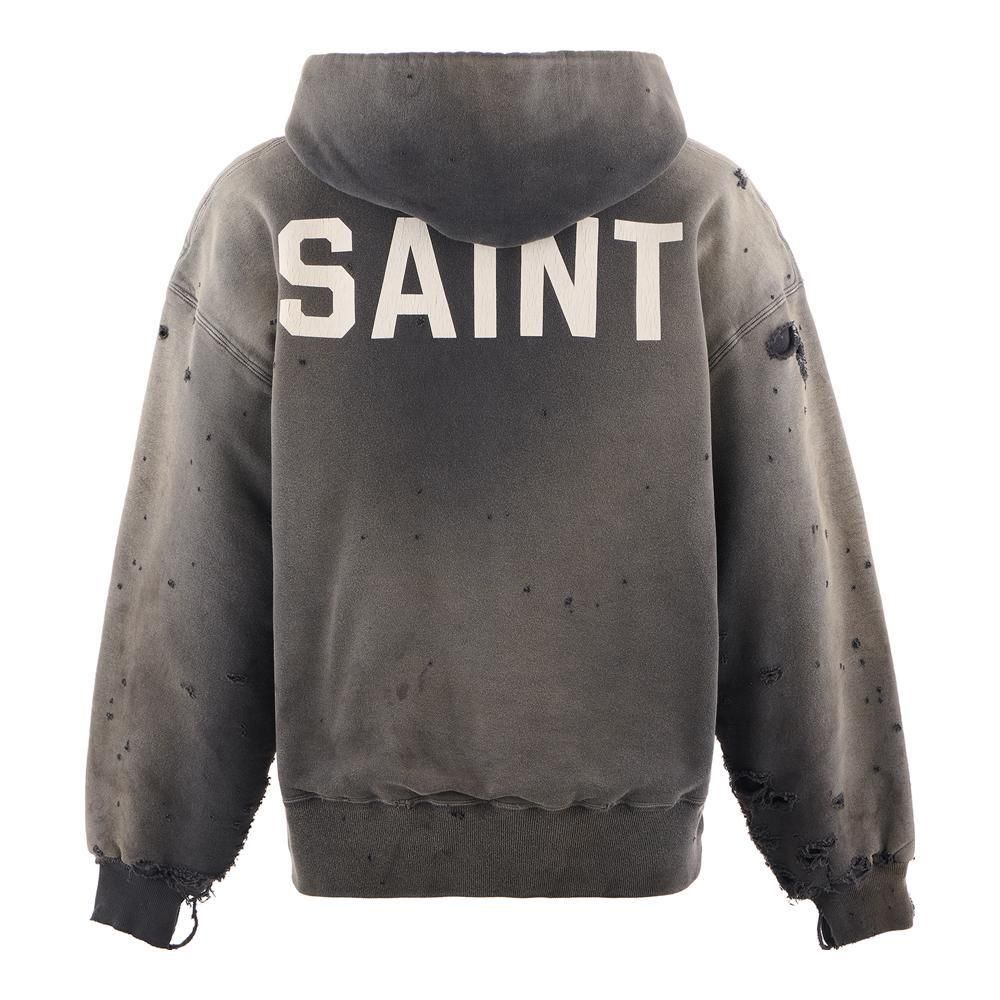 SAINT MXXXXXX | BB_DBL FACE HOODIE SAINT / BLACK