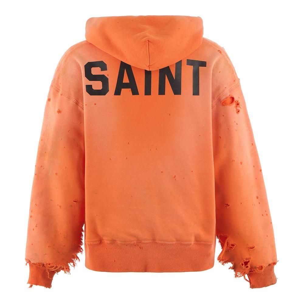 SAINT MXXXXXX | BB_DBL FACE HOODIE SAINT / ORANGE