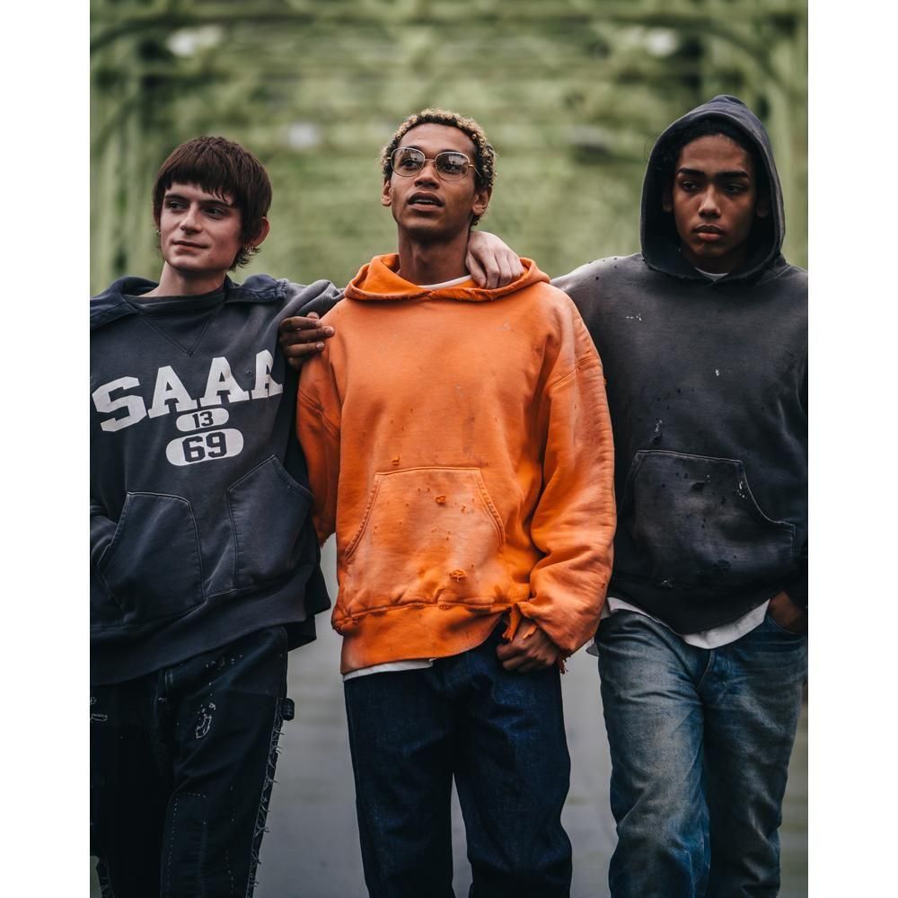 SAINT MXXXXXX | BB_DBL FACE HOODIE SAINT / ORANGE