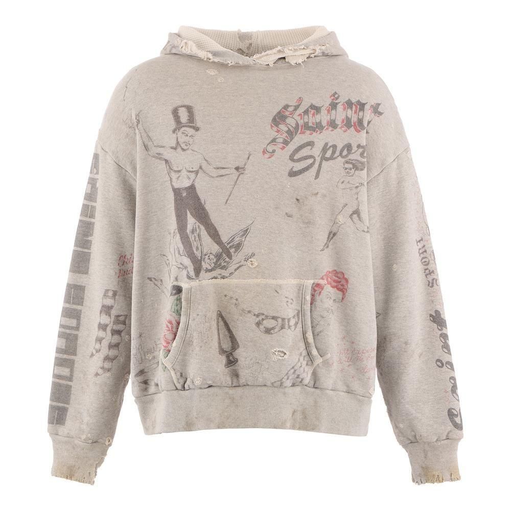 SAINT MXXXXXX | ALX_HOODIE DRAWING / GRAY