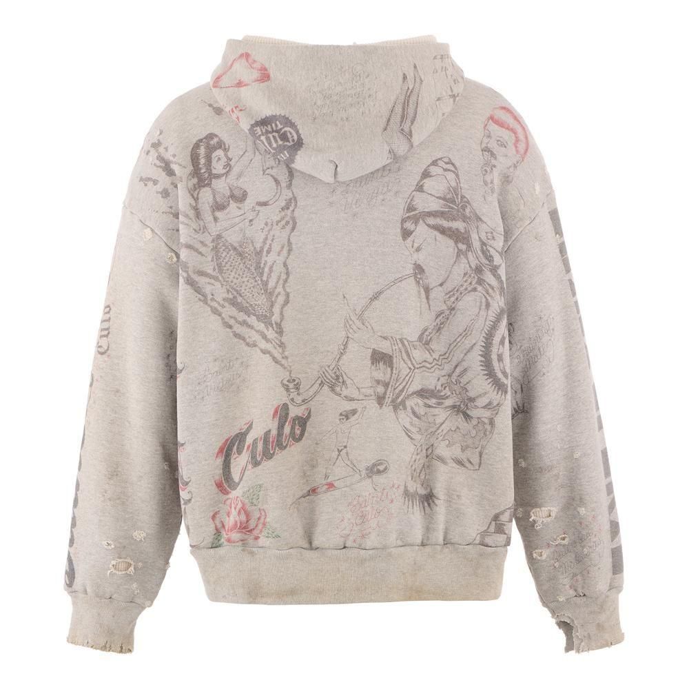 SAINT MXXXXXX | ALX_HOODIE DRAWING / GRAY