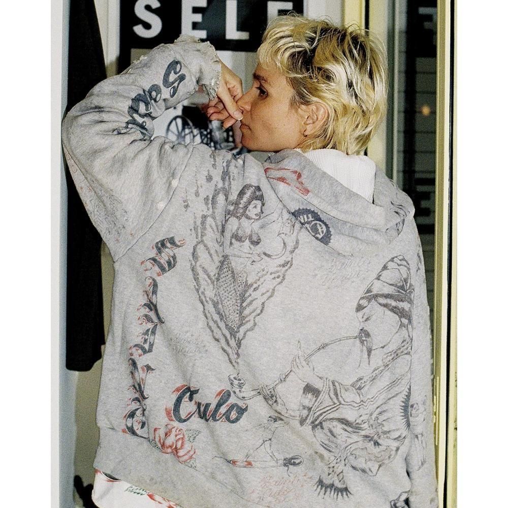 SAINT MXXXXXX | ALX_HOODIE DRAWING / GRAY