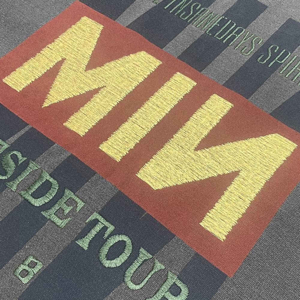 MINUS | BOOTLEG DIY CREW SWEAT WITH DAMAGED(OUTSIDE TOUR) / AGED BLACK