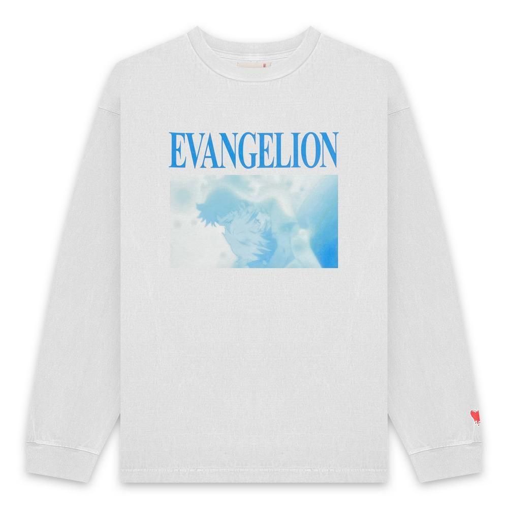 EMOTIONALLY UNAVAILABLE | EU EV BS LOGO LS TEE / WHITE