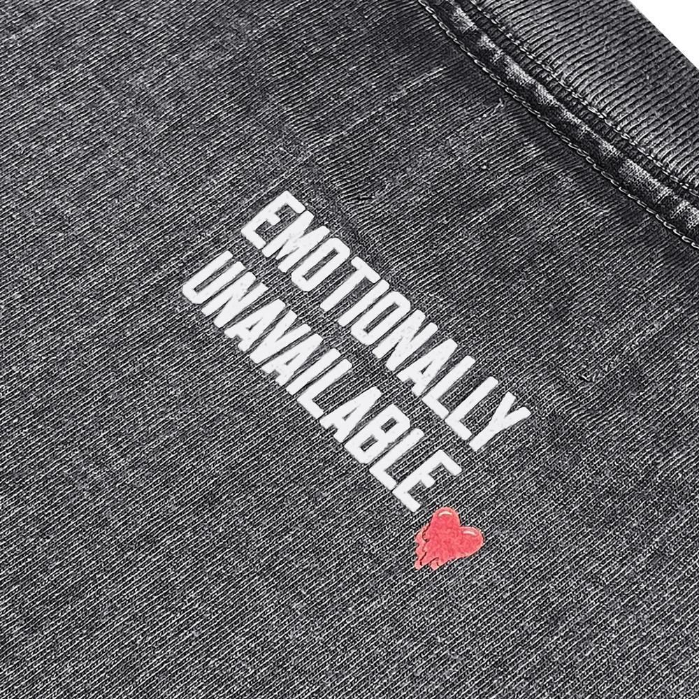 EMOTIONALLY UNAVAILABLE | EU EV CROSS SS TEE / BLACK