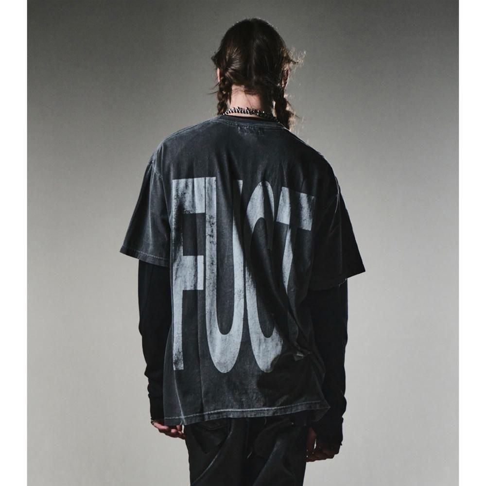 MINUS | COMBAT LONG THERMAL WITH DAMAGED(CLASSIC WAFFLE KNIT) / BLACK