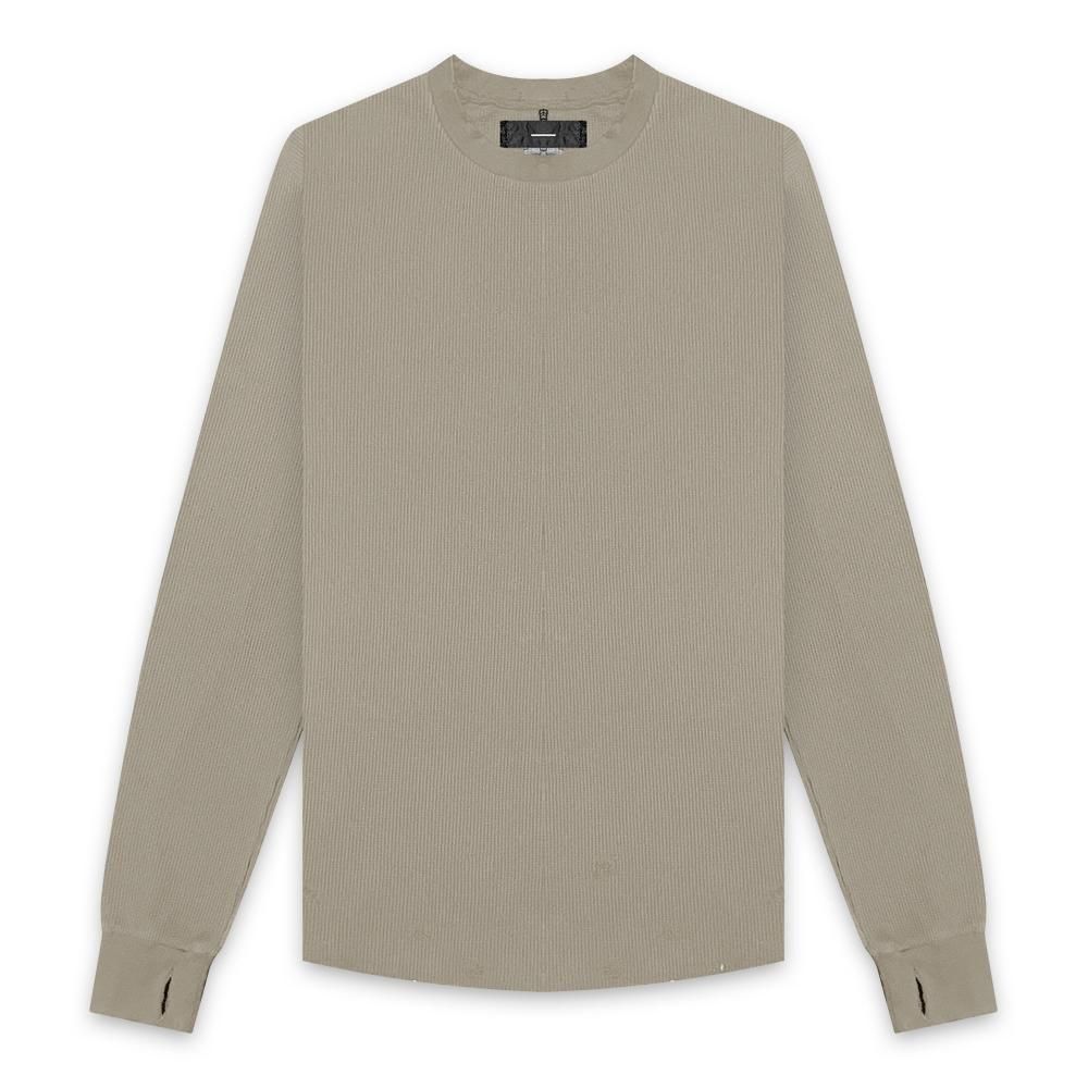 MINUS | COMBAT LONG THERMAL WITH DAMAGED(CLASSIC WAFFLE KNIT) / SAND