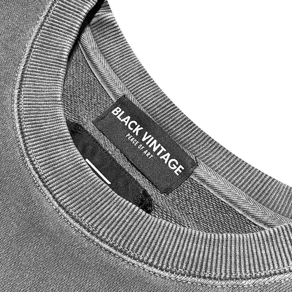 MINUS | BV BOOTLEG CREW SWEAT(FACE FUCT) / AGED BLACK