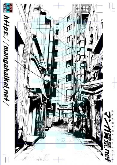 漫画背景 路地裏 漫画背景 路地裏