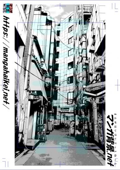 漫画背景 路地裏