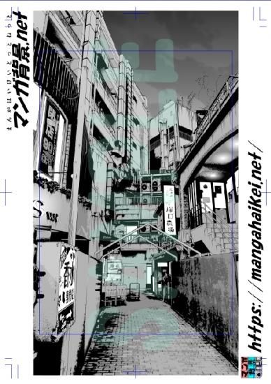 漫画背景 路地裏 漫画背景 路地裏