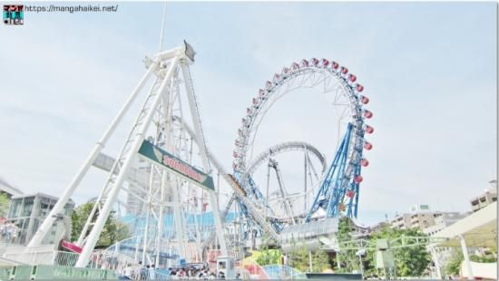 漫画背景 遊園地