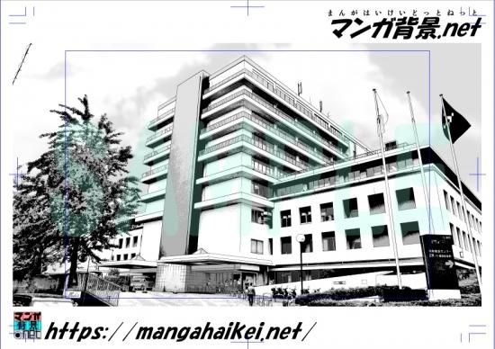 漫画背景 病院 漫画背景 病院