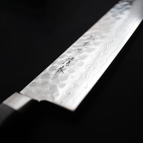 空*涙様 67層鏡面ダマスカスV金10号筋引き220mm 黒檀モダンマーブル柄 空*涙様 67層鏡面ダマスカスV金10号筋引き220mm 黒檀モダン