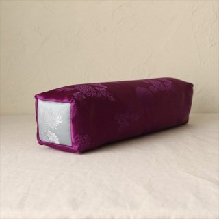 viincollection/サテン枕  四角 紫 「菊」