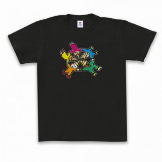 Message T-shirt うんこファイブ ブラック