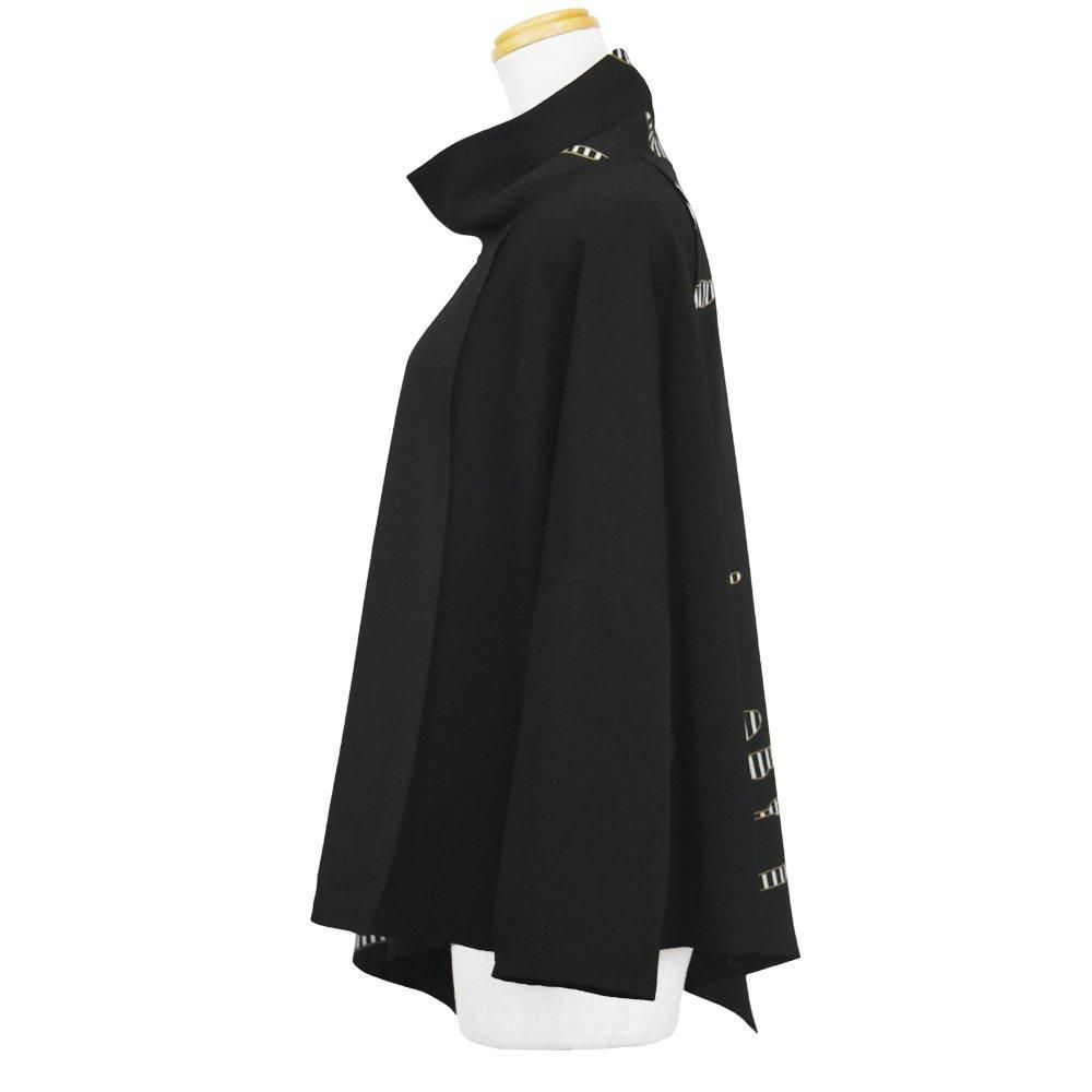 10%OFF【kumonotone】9分袖ルーズネックパネルプルオーバー