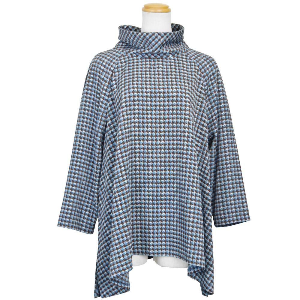 63219 詩仙堂　ちりめん　半袖プルオーバー　グレー imgrc0098455180.jpg