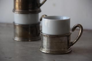 磁器製タッセ&ホルダーA