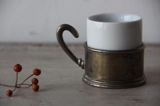 磁器製タッセ&ホルダーD