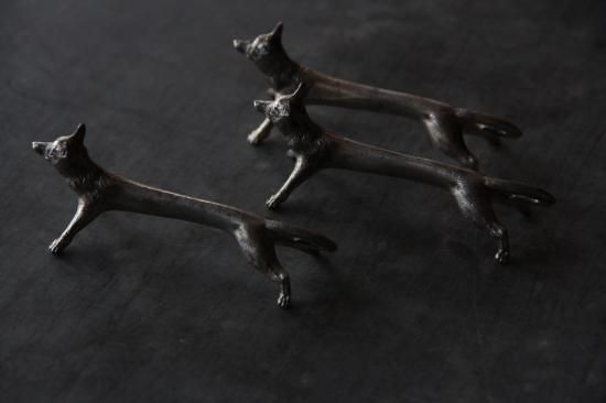 フランスアンティーク 動物型メタルカトラリーレスト5個セット 2025年