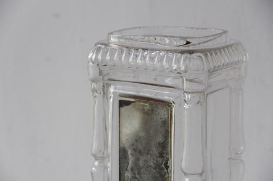 水銀装飾のボンボニエール／ガラス瓶スクエア - L'atelier