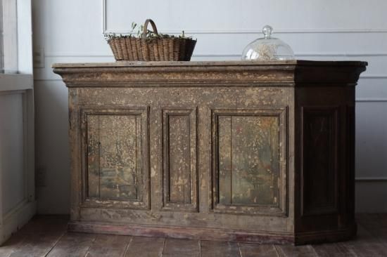 大理石模様の木製カウンター L Atelier Brocante ラトリエブロカント フランスアンティーク 家具 建具 雑貨 小物 服飾 古物 古布 皿 陶器 民芸 大理石模様の木製カウンター L Atelier Brocante ラトリエブロカント フランスアンティーク 家具 建具 雑貨 小物 服飾 古物 古布 皿 陶器 民芸