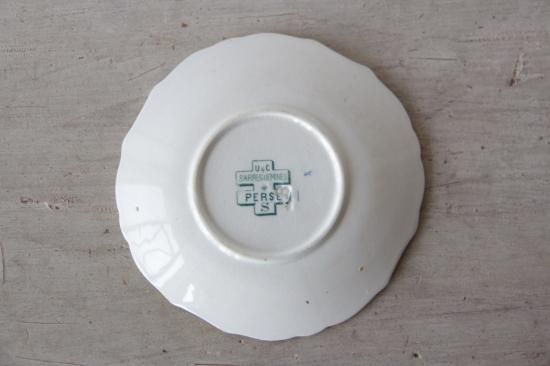 フランスアンティーク u&c sarreguemines perseシリーズ 飾り皿