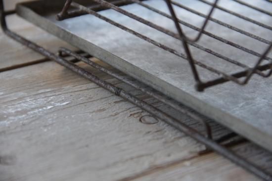 受皿付きワイヤーディッシュラックB - L'atelier Brocante