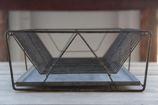 受皿付きワイヤーディッシュラックB - L'atelier Brocante 受皿付きワイヤーディッシュラックB - L'atelier Brocante