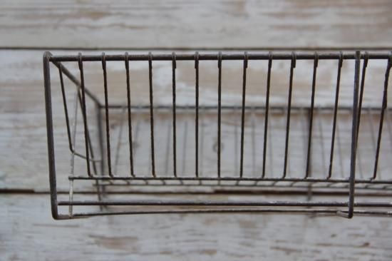 受皿付きワイヤーディッシュラックB - L'atelier Brocante 受皿付きワイヤーディッシュラックB - L'atelier Brocante