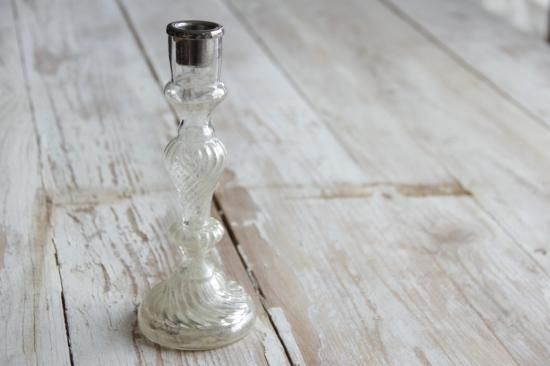 水銀ガラスのキャンドルスタンド/燭台B-2 - L'atelier Brocante 水銀ガラスのキャンドルスタンド/燭台B-2 - L'atelier Brocante