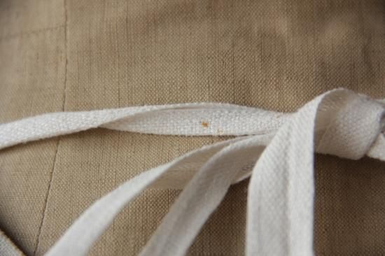 アンティークリネンエプロンE - L'atelier Brocante / ラトリエ