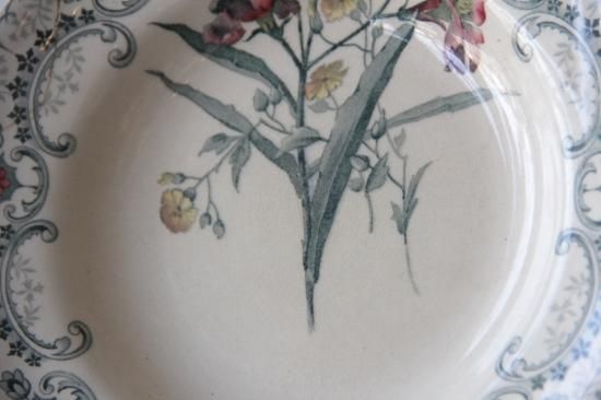 Choisy le Roi スーププレートA | Brocante Aile D'ange