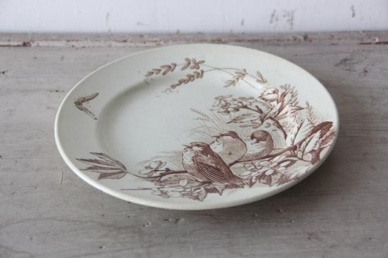J.V Bordeauxの鳥シリーズのプレートA - L'atelier Brocante