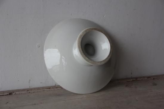 フランスアンティーク 陶器のパニエ コンポティエ クレイユモントロー窯FLORAコンポティエ（高さ9.5cm）バラ