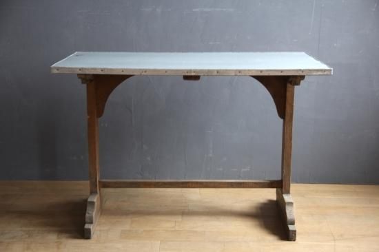 フランスアンティーク|木製テーブルA - L'atelier Brocante